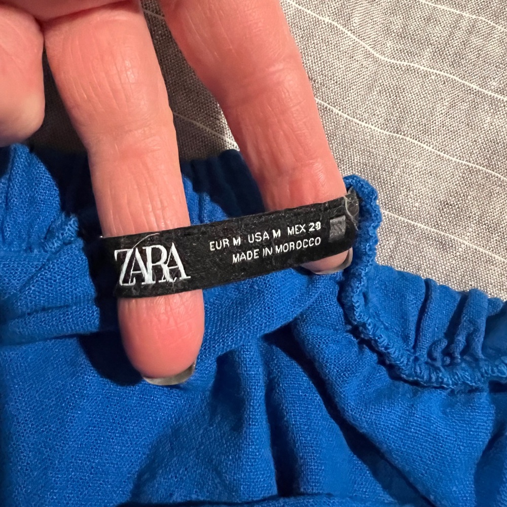 Zara - Blue Dress - Size M - Picture 3 of 3